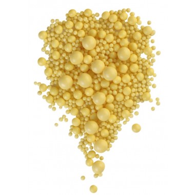 Драже зерновое взорванные зёрна риса "Желтое микс", 50 г №235