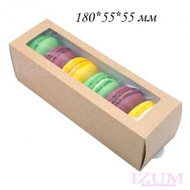 Короб МВ6 для 6 макаронс 18*5,5*5,5 см. Короб МВ6 для 6 макаронс 18*5,5*5,5 см.