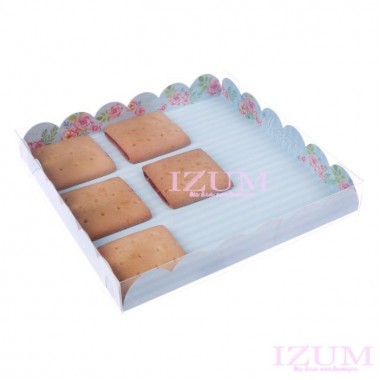 Коробочка для печенья, "Моменты счастья", 21*21*3 см.