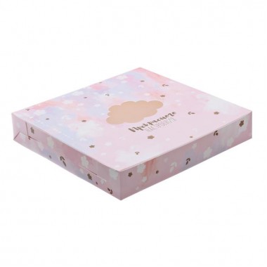 Коробочка для сладостей "Прекрасного настроения."25*25*4,5 см.