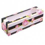 Коробочка для кондитерских изделий "Счастье"18*5,5*5,5 см.