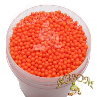 Посыпка кондитерская "Шарики оранжевые "(мини), 1 мм, 50 г.