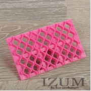 Печать для мастики и теста "Решетка с бантиком"13 *7,5*0,7 см