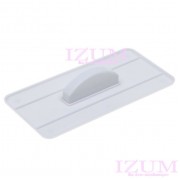 Шпатель кондитерский прямоугольный с ручкой, 16*8*3 см.