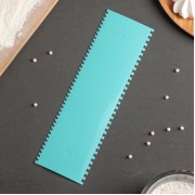 Шпатель кондитерский «Полосы», двойной, 25,5×7,5×0,3 см