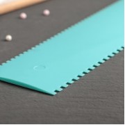 Шпатель кондитерский «Полосы», двойной, 25,5×7,5×0,3 см