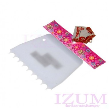 Скребок кондитерский "Волны" 13,5 * 10 см Скребок кондитерский "Волны" 13,5 * 10 см