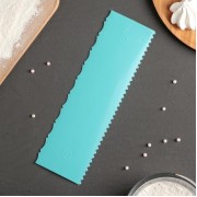 Шпатель кондитерский «Узор», двойной, 25,5×7,5 см