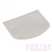 Скребок кондитерский "Зубчики"10 *12,5 см