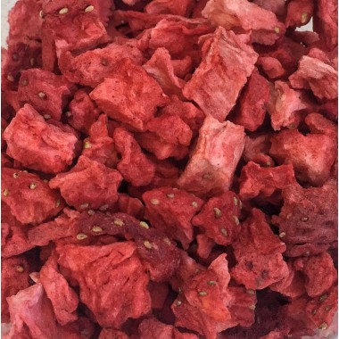 Сублимированная клубника, кусочки, 15 г.