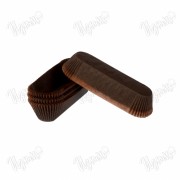 Тарталетки овал, коричневые 28*110*26 мм, 45-50 шт