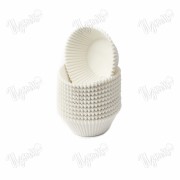 Капсула бумажная круглая белая 55*42.5 мм, 45-50 шт.