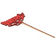 Топпер "Вместе навсегда" 8,7х6,5 см, тёмно-красный