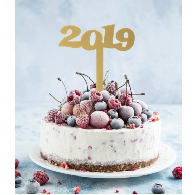 Топпер " 2019!", золото. Топпер " 2019!", золото.