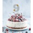 Топпер для торта " 9", серебро. Топпер для торта " 9", серебро.