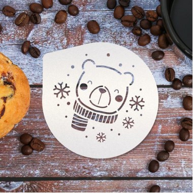 Трафарет «Мишка», 9.5 × 8.5 см. Трафарет «Мишка», 9.5 × 8.5 см.