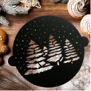 Трафарет для выпечки «Зимний лес», 30 × 35 см