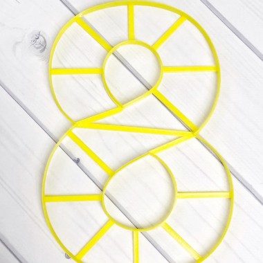 Форма "Цифра 8" , высота 260 мм, 1 шт. Форма "Цифра 8" , высота 260 мм, 1 шт.