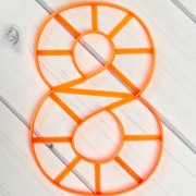 Форма "Цифра 8" , высота 195 мм, 1 шт.