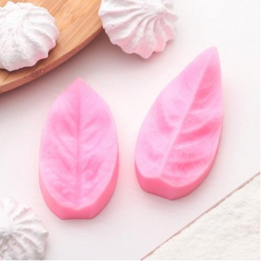 Молд силиконовый 2 части 7,2х3,1х2 см "Лист розы"