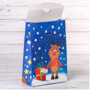 Коробочка для подарка "Оленёнок" 15*22*7 см