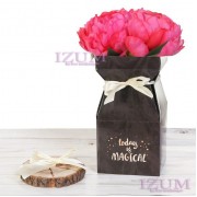 Складная коробка-ваза "Today is magical"12*12*23 см.