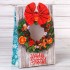 Коробочка для подарка "С Новым Годом", венок, 15*22*7 см.
