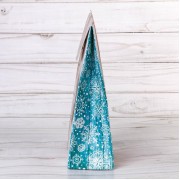 Коробочка для подарка "С Новым Годом", венок, 15*22*7 см.