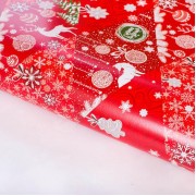 Бумага упаковочная глянцевая «Северные олени», 70 × 100 см