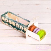 Коробочка для макарун "Сладость", 18*5,5*5,5 см