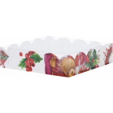 Коробка 120*120*30 мм для пряников "XMAS"