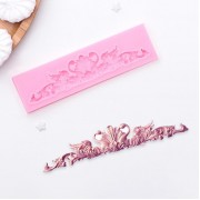 Молд силиконовый 13×3,5 см "Лепнина"