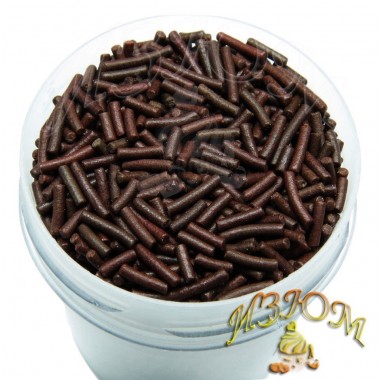 Посыпка кондитерская "Вермишель коричневая", 50 г.