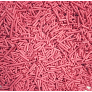 Посыпка кондитерская "Вермишель малиновая" , 50 г.