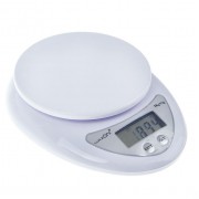 Весы кухонные LuazON LVK-501, электронные, до 5 кг, белые.