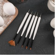 Набор кондитерских кисточек для декорирования «Алмаз», 5 шт, 4622390