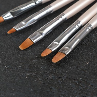 Набор кондитерских кисточек для декорирования «Кристалл», 5 шт.