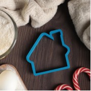 Форма для вырезания печенья 9 см "Домик" h8*l8,8 см