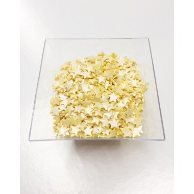 Посыпка кондитерская "Звёзды золотые ", светлые 50 г.